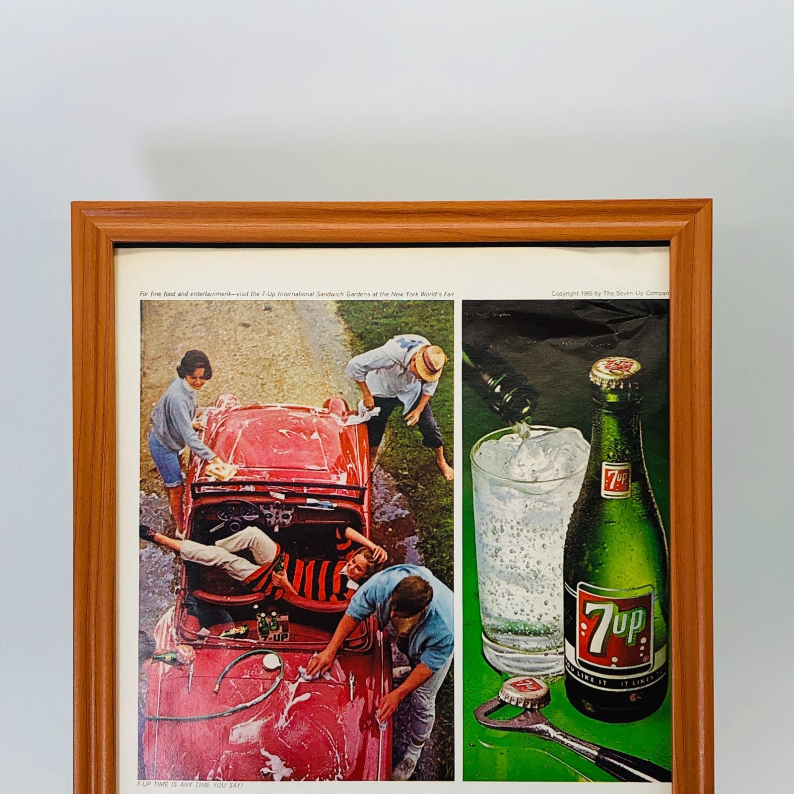 ビンテージ 広告 ポスター 『 セブンアップ(7UP) 』 1960's ※当時物