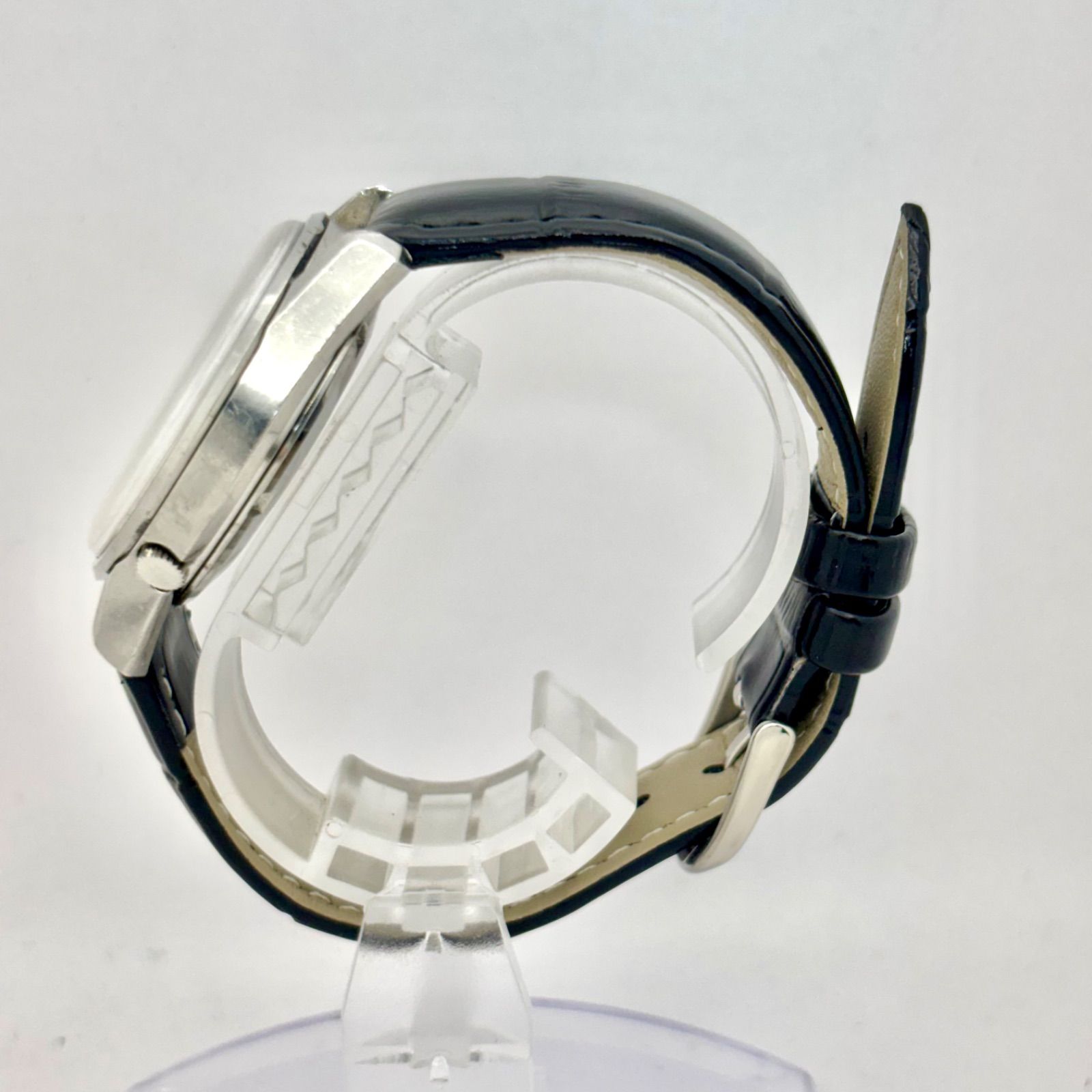 稼働 Seikomatic セイコーマチック 機械式 自動巻き メンズ 腕時計 デイデイト 6216 9000 イルカ ベルト