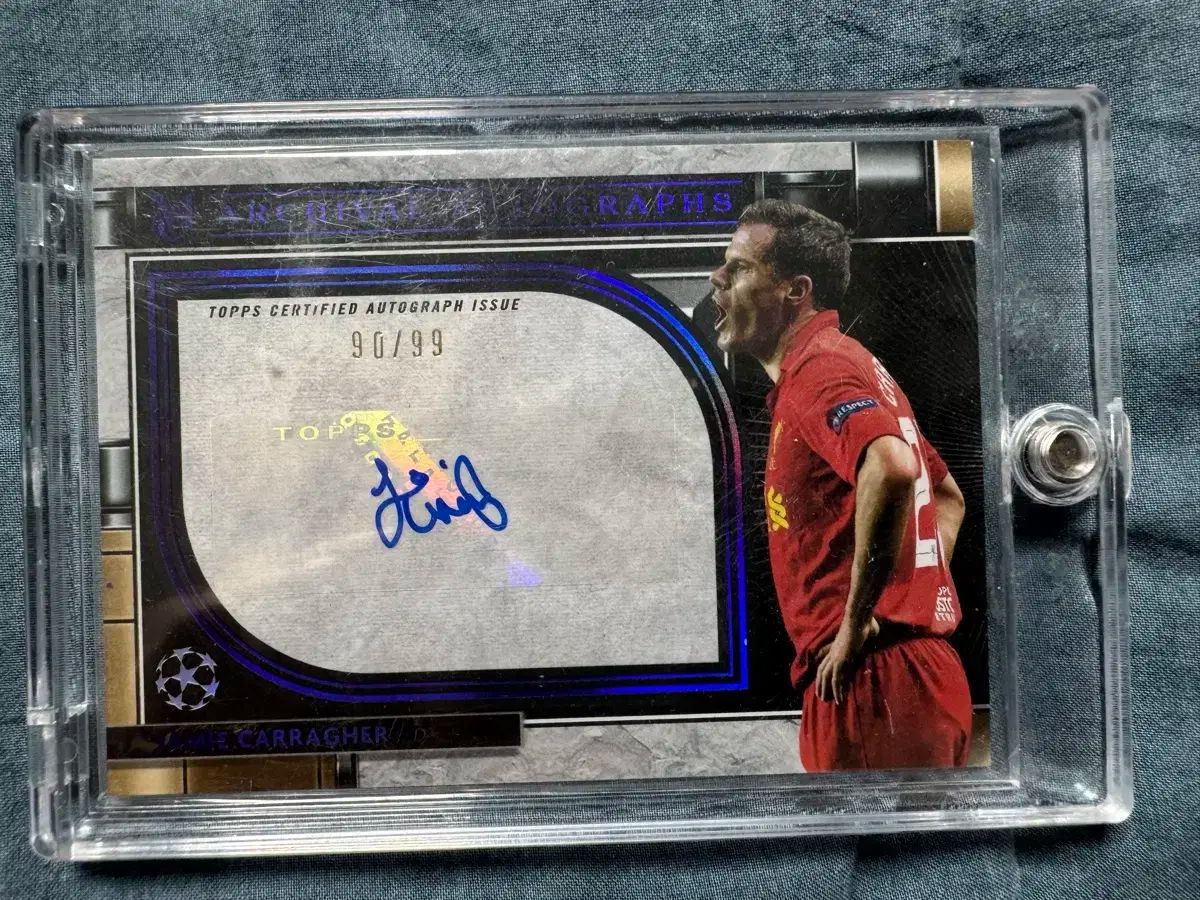 2025 トップス リヴァプール ジェイミー キャラガー オート カード 90 99