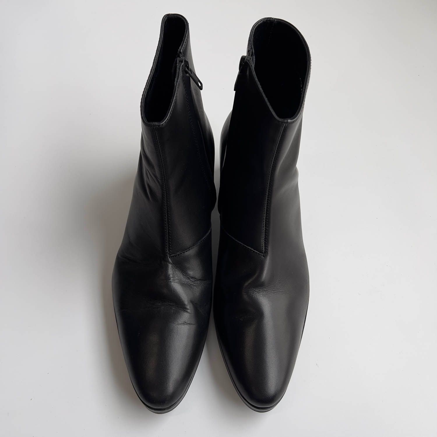 LAD MUSICIAN ラッドミュージシャン サイドジップ レザー ブーツ サイズ44 古着