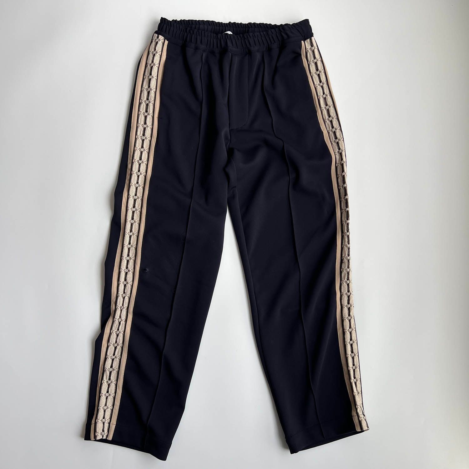 Sasquatchfabrix. サスクワァッチファブリックス レーステープ トラックパンツ ジャージ サイズM 古着