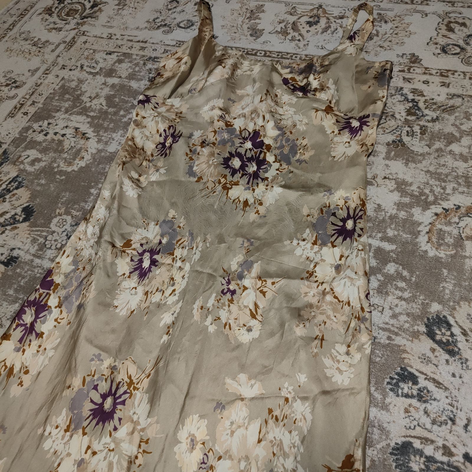 MaxMara マックスマーラ ワンピース ドレス 花柄 40 シルク レディース