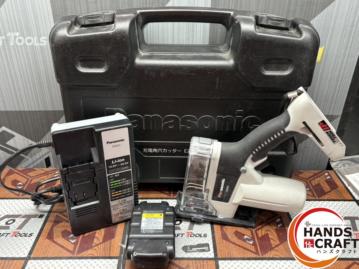 〇パナソニック Panasonic EZ4543LE1S-B 充電角穴カッター バッテリ×1 〇パナソニック Panasonic EZ4543LE1S-B 充電角穴カッター バッテリ×1