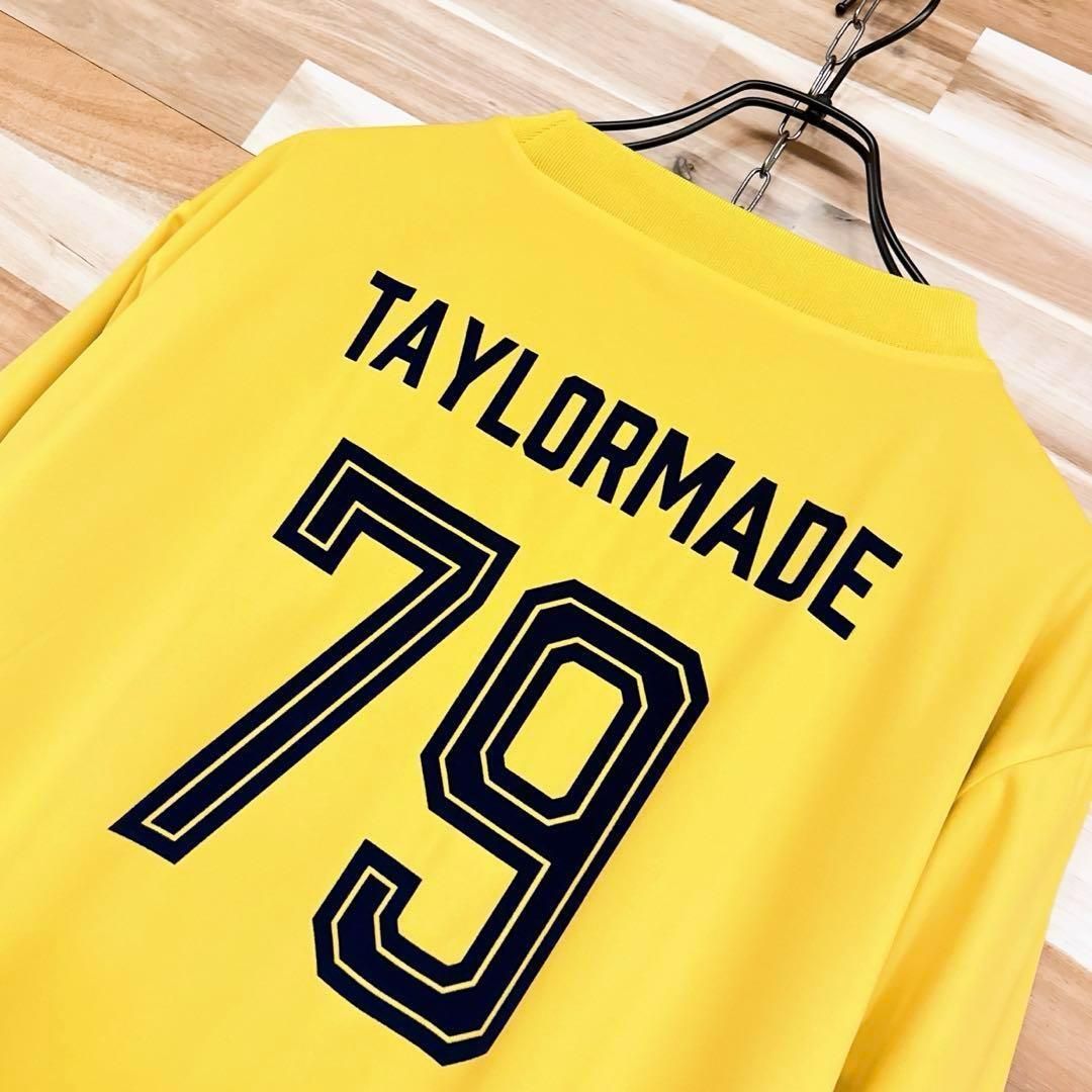 テーラーメイド】ボーダー ロゴ 長袖ブルゾン 撥水ストレッチ ゴルフ S