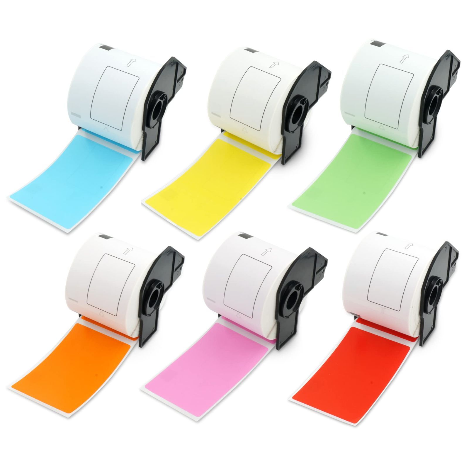 新着商品 BETCKEY 感熱紙 DK-1202 ブラザー ラベル プリンター ロール 互換 ラベルシール BROTHER 62x100mm QL-550 QL-650TD QL-700 QL-800 QL-820NWB QL-1060Nなどに対応 6個 グ WWW_OPDRERGINERDOGAN_COM