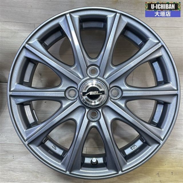 げ フィット マーチ Z 11キューブ 等 アクセルフォー 5 14 50 4 H 100 14インチ ホイール 4本セット _002 R