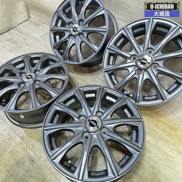  げ フィット マーチ Z 11キューブ 等 アクセルフォー 5 14 50 4 H 100 14インチ ホイール 4本セット _002 R 14インチ ホイール