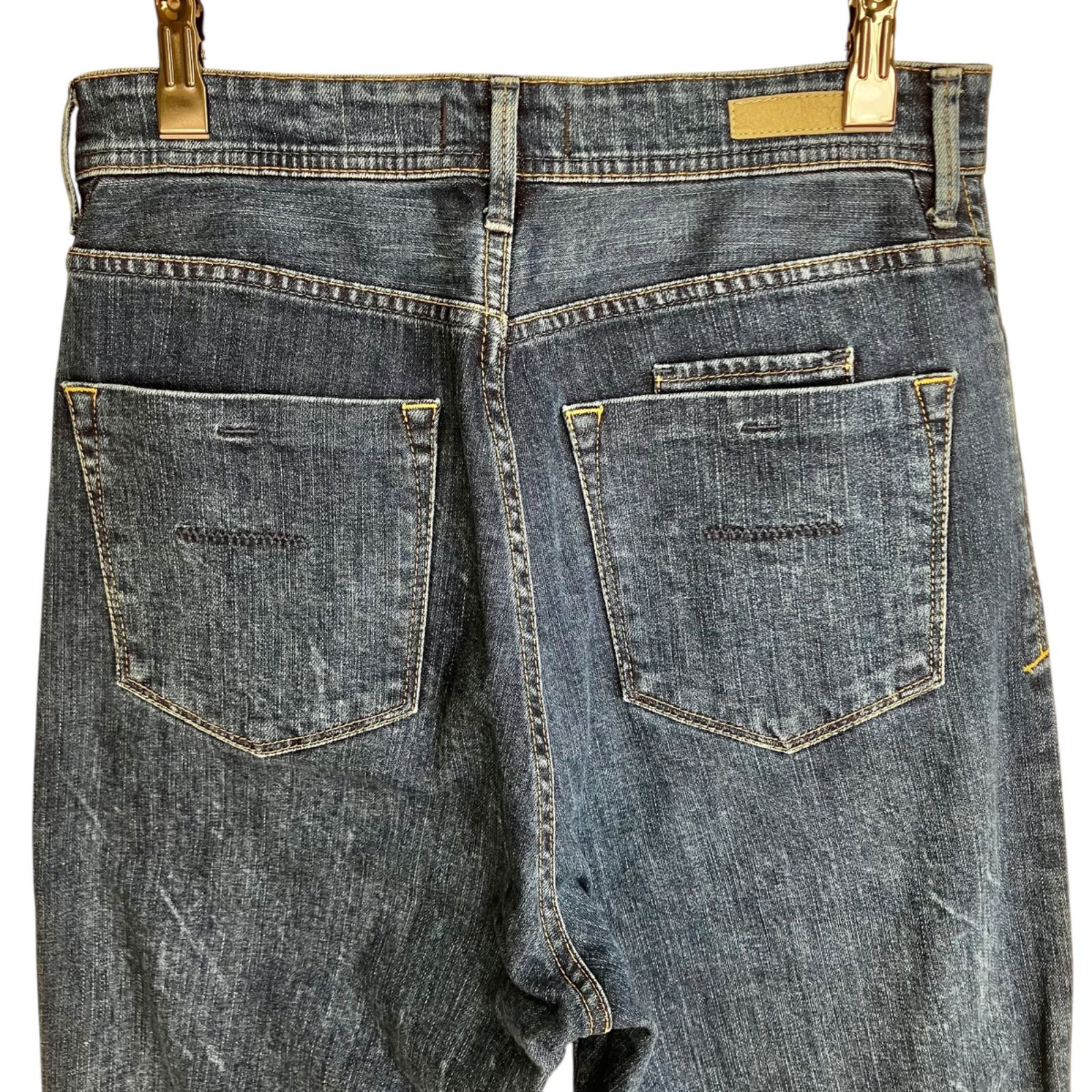  YANUK ボーイズストレート LEA WBL 26 ブルー 青 ヤヌーク コットン デニムパンツ ストレートデニム デニム ジーンズ