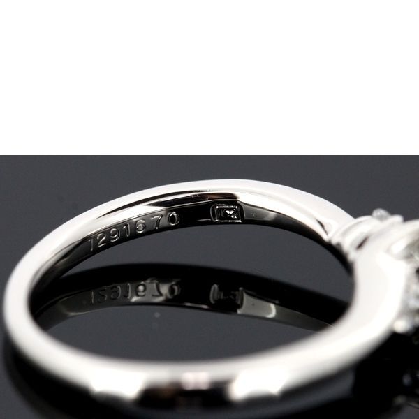 ラザール ダイヤモンド 0.25ct H-VS1 リング Pt950 - メルカリ