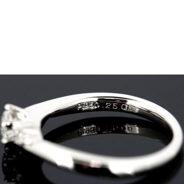ラザール ダイヤモンド 0.25ct H-VS1 リング Pt950 - メルカリ