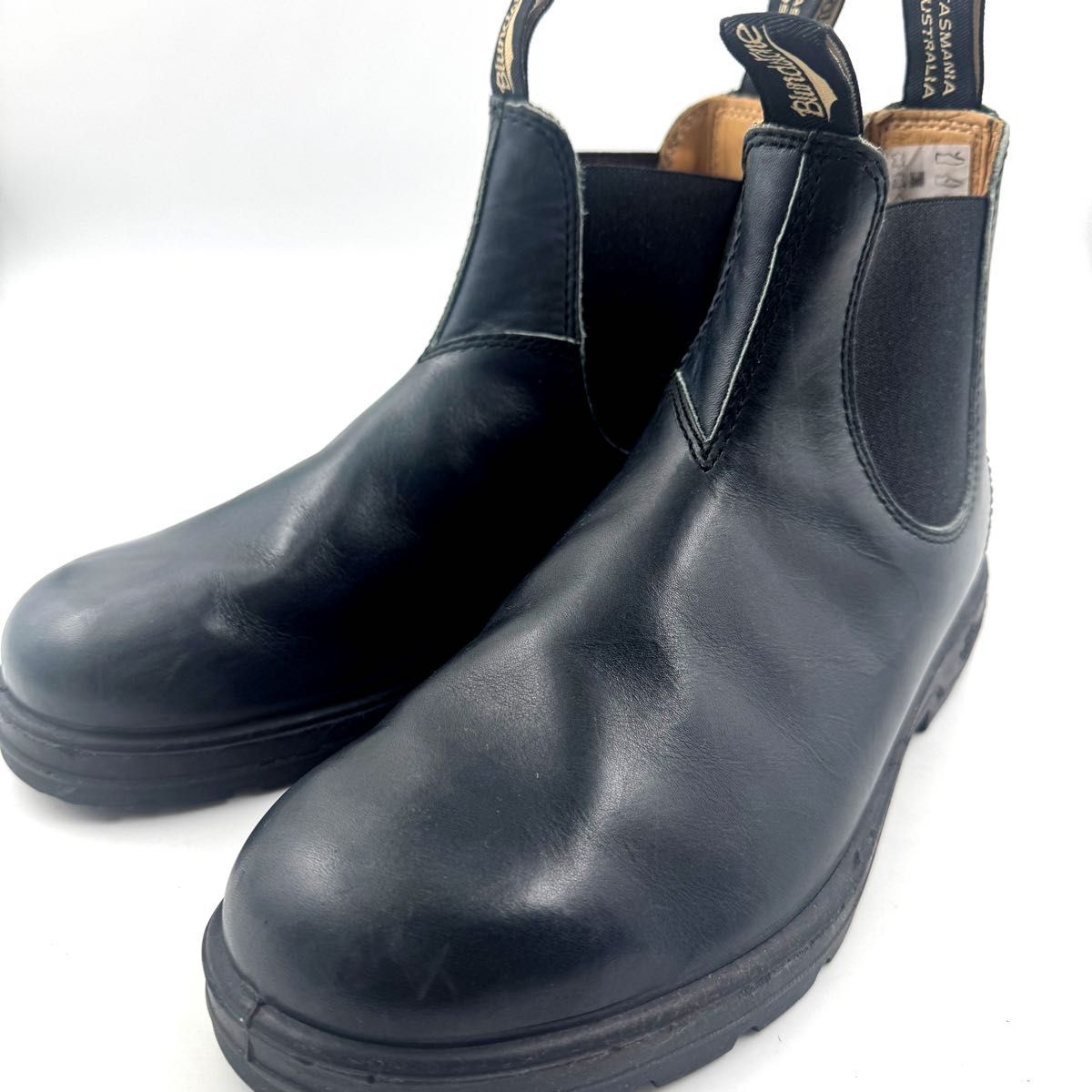 Blundstone ブランドストーン チェルシーブーツ サイドゴア ブーツ ブラック レザー 8.5 26cm