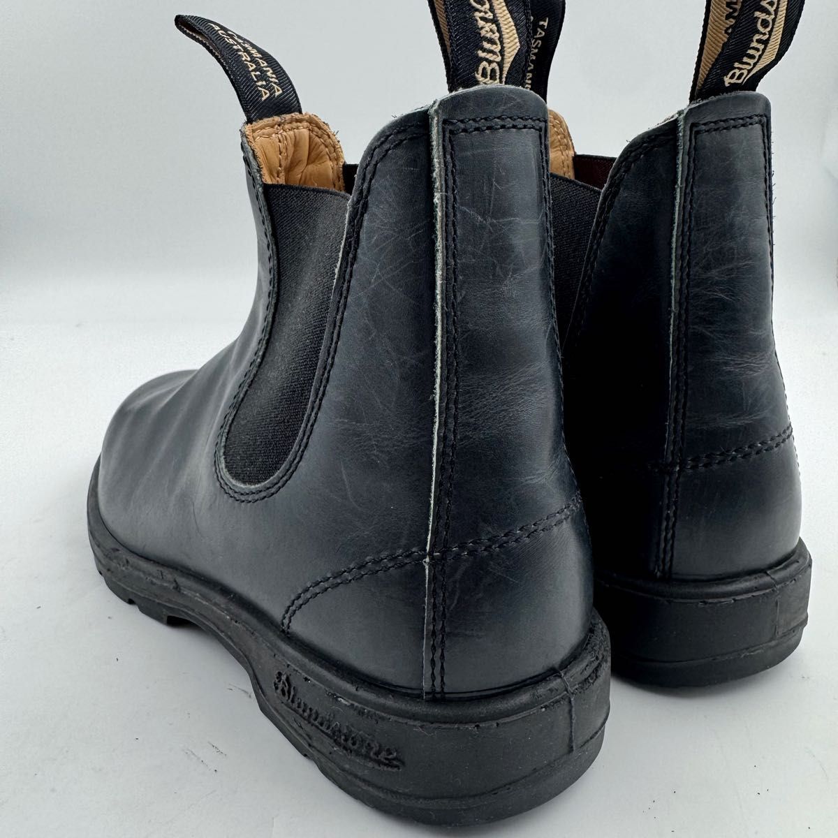 Blundstone ブランドストーン チェルシーブーツ サイドゴア ブーツ ブラック レザー 8.5 26cm
