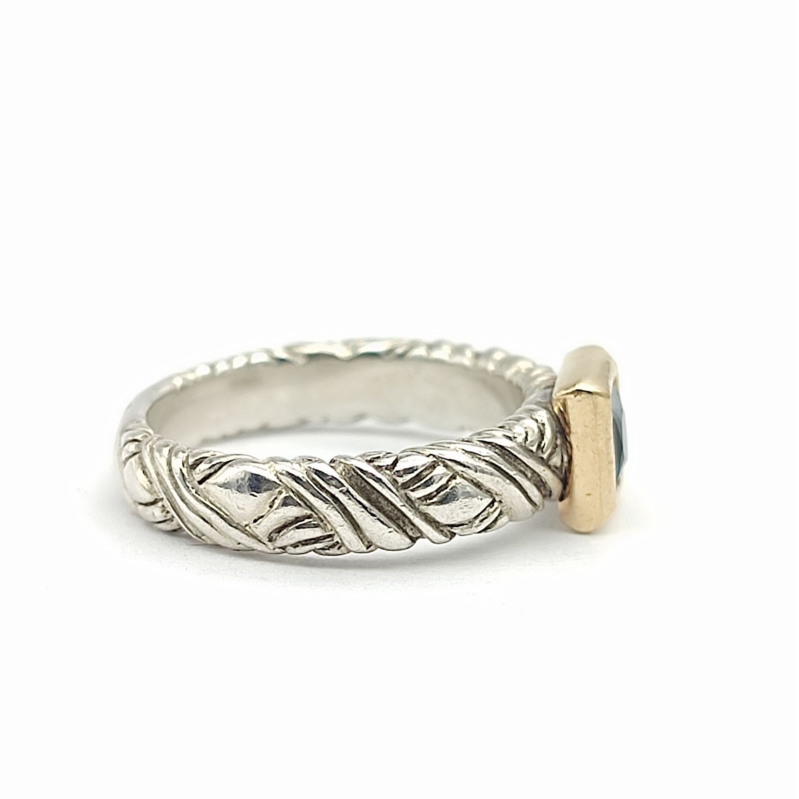 美品】STAR JEWELRY スタージュエリー ブルートパーズデザインリング 