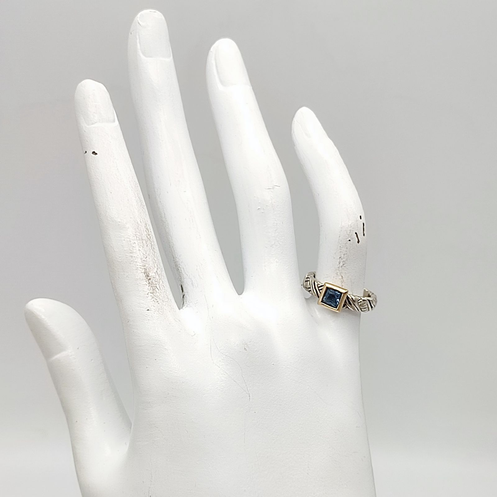 美品】STAR JEWELRY スタージュエリー ブルートパーズデザインリング