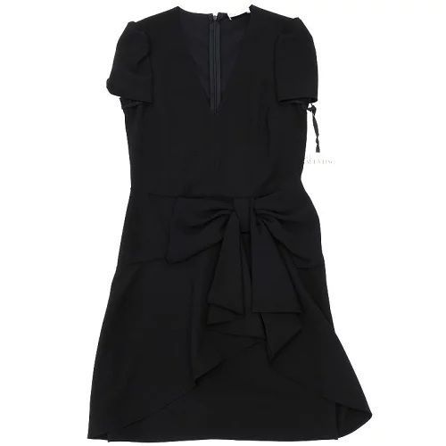 RED VALENTINO キュロット ワンピース サイズ 40 ブラック×ホワイト 黒×白 レッドヴァレンティノ レディース 5G3 F03172W GJUN23