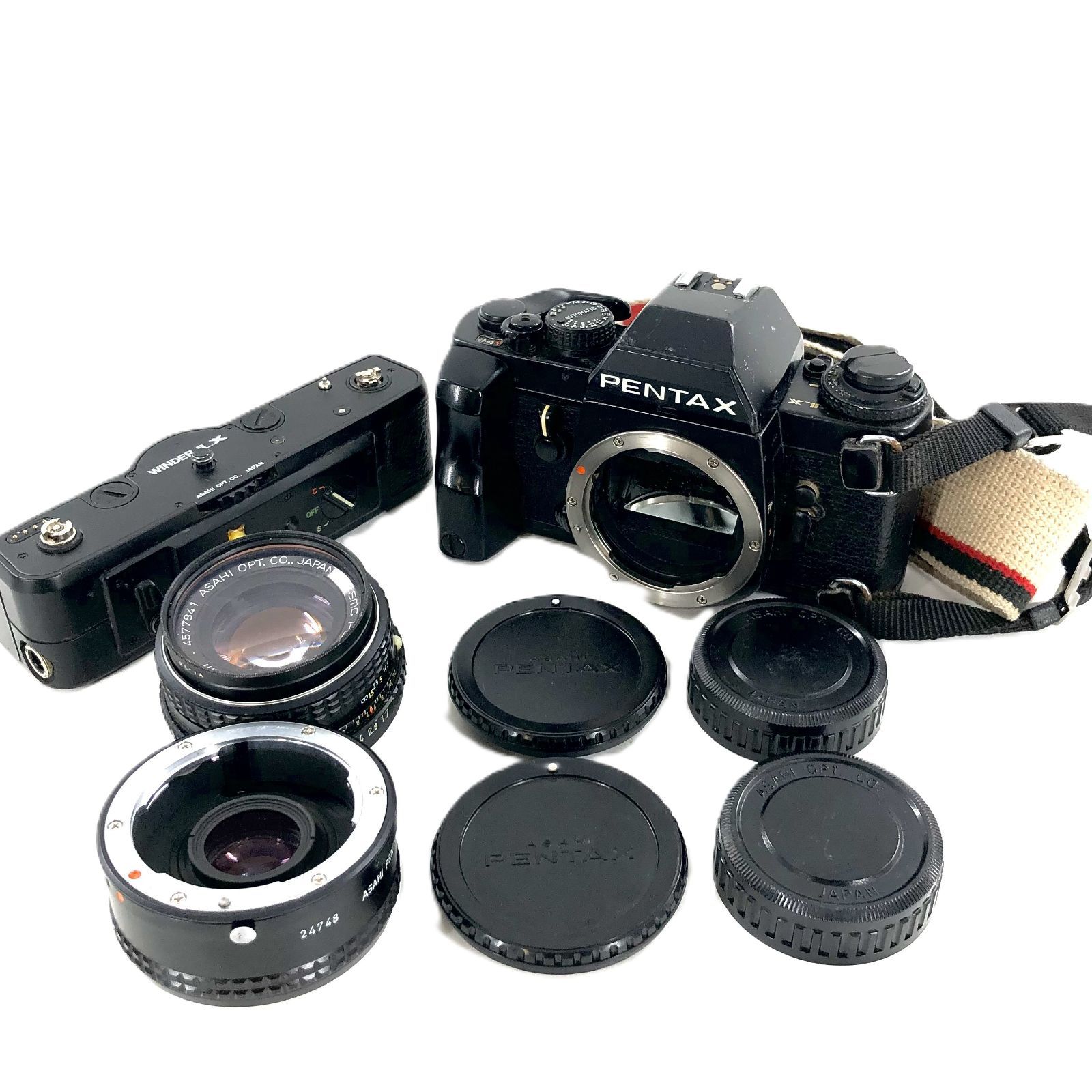 PENTAX ペンタックス レンズ 1 1.7 50mm フィルム一眼レフカメラ 付き 空シャッター 済み PF-392