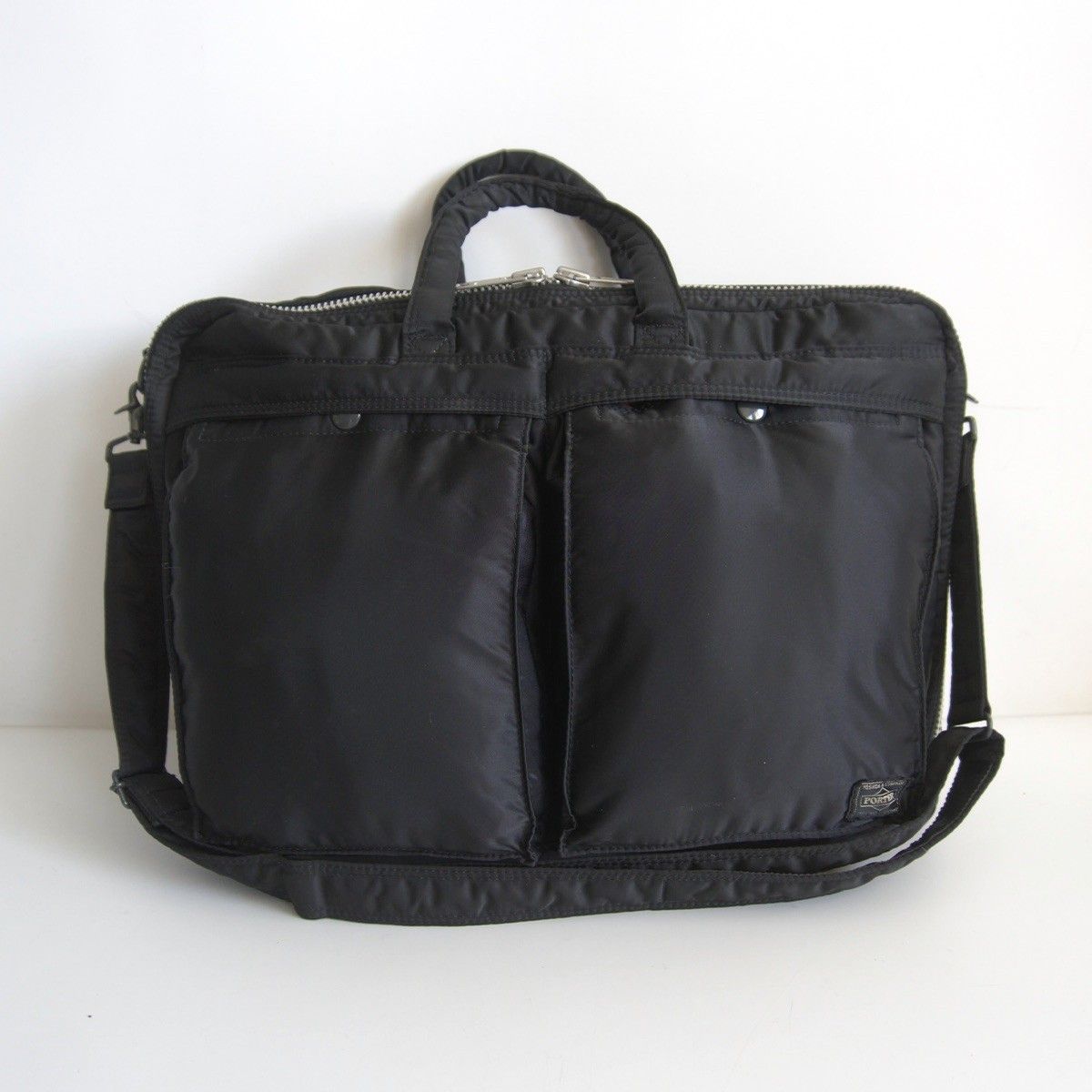 定番 PORTER タンカー 2WAY ショルダーバッグ ポーター ナイロン ブラック TANKER BAG 25110120