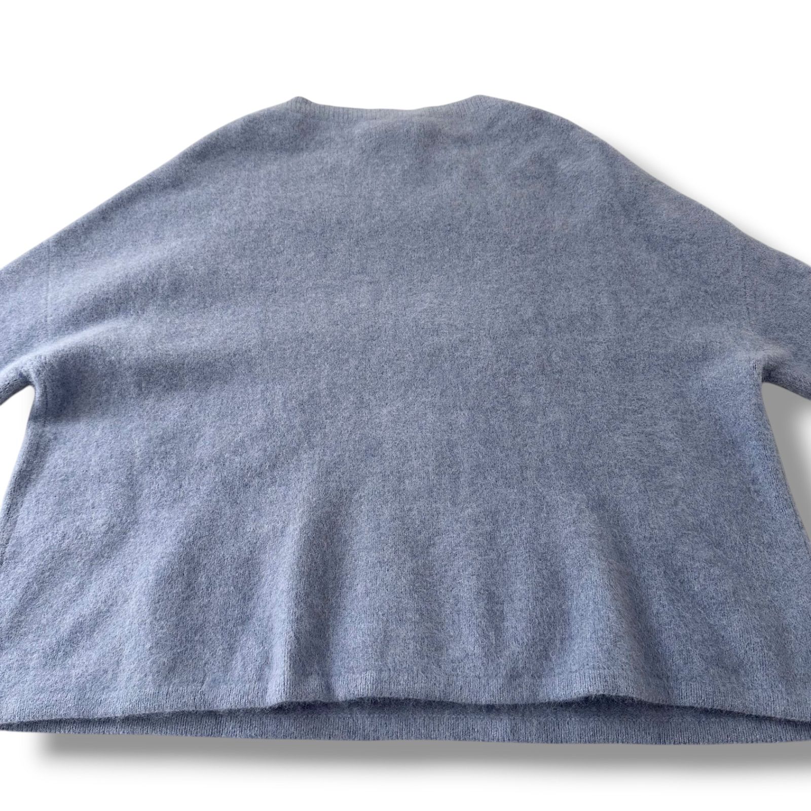 美品】IENA LA BOUCLE 2020AW ラクーンファーニット 水色 スモーキー