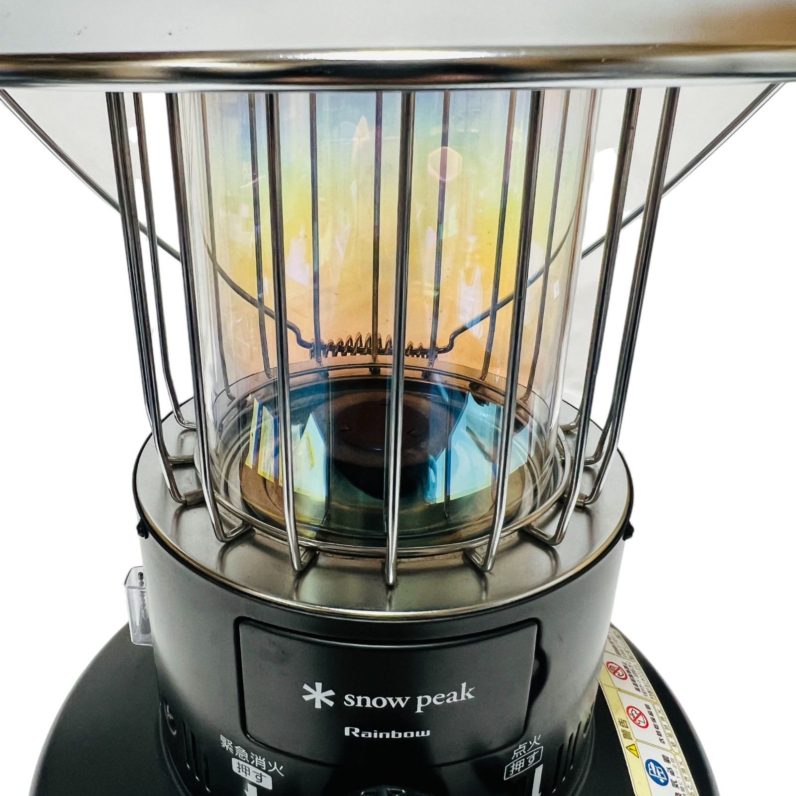 【美品】スノーピーク  peak レインボーストーブ ブラック 取説付き snow peak スノーピーク レインボーストーブ ブラック KH-001BK 専用