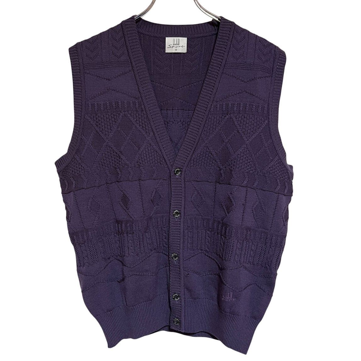 dunhill Sport Vintageネイビー Vネックセーター Lサイズ dunhill