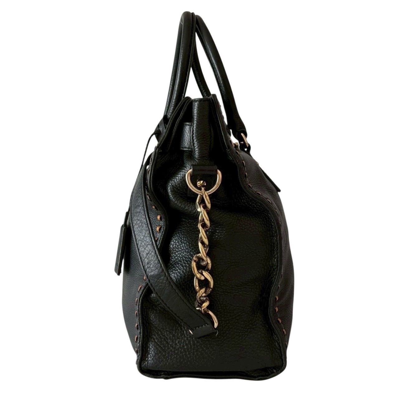 Michael Kors マイケルコース 2wayバック 黒 ハミルトン ハンドバッグ 
