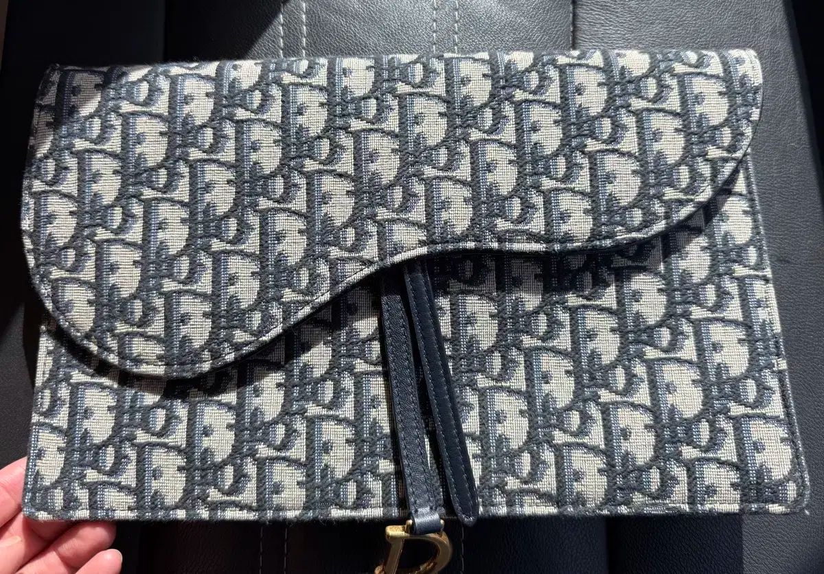 ディオール オブリーク サドル ポーチ クラッチバッグ