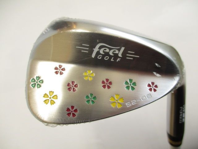 レディース 52° ウエッジ カーボンLフレックス 花柄 おしゃれ