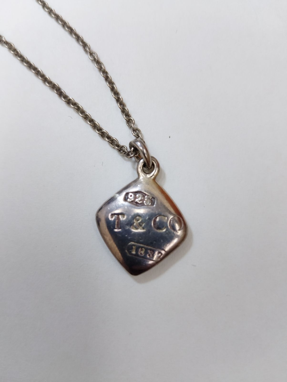 ティファニー シルバー 925 1837 モンタージュ クッション ネックレス