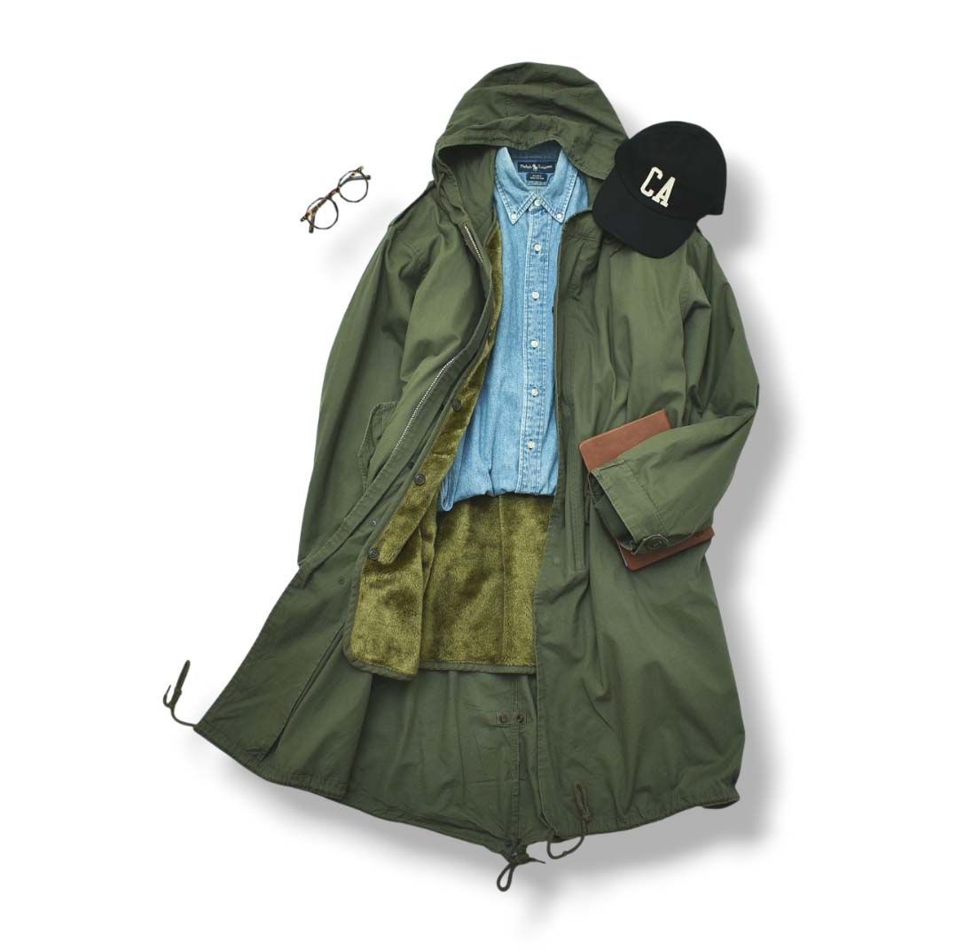 【未使用級】ヒューストン　M-51　ライナー付　モッズコート　青島コート　S　緑 楽天市場】ヒューストン 青島コート HOUSTON M-51 FIELD PARKA メンズ