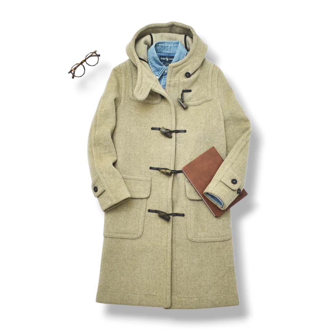 英国製 ロンドントラディション x シップス ダッフルコート ヘリンボーン