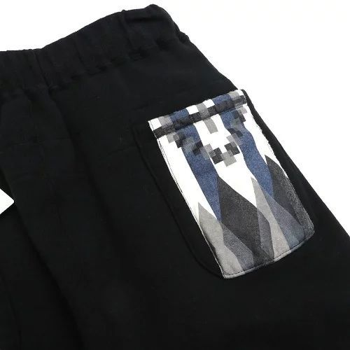20FW FACETASM オルテガパッチ スウェットパンツ サイズ 3 ブラック ORTEGA PATCH JERSEY PANTS ファセッタズム メンズ 5F24 A04153 HJAN14 MERCADOAVALIA_COM_BR