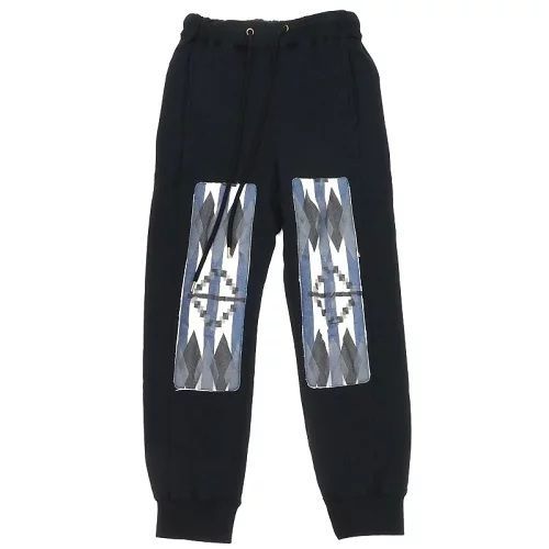 20FW FACETASM オルテガパッチ スウェットパンツ サイズ 3 ブラック ORTEGA PATCH JERSEY PANTS ファセッタズム メンズ 5F24 A04153 HJAN14