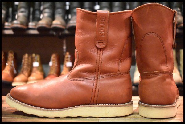 10E 良品 11年】レッドウィング 8866 ペコス 赤茶 オロラセット