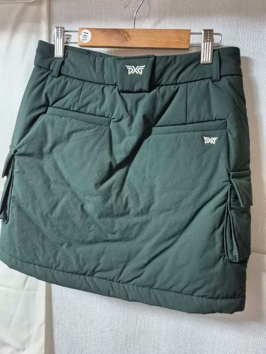 PXG レディース ゴルフ キルティング スカート グリーン 55