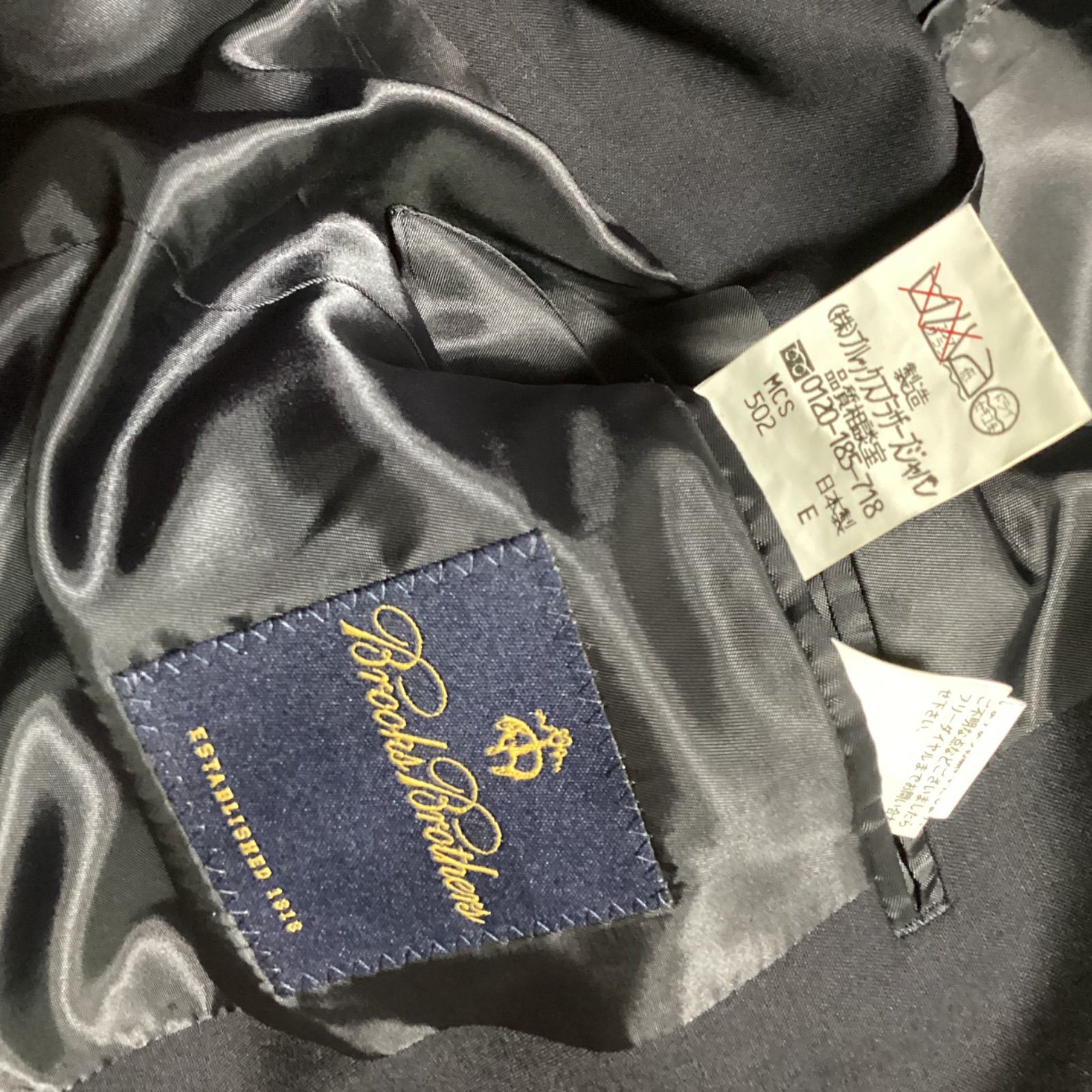 美品ブルックスブラザーズBROOKS BROTHERS紺ブレザー38 - メルカリ