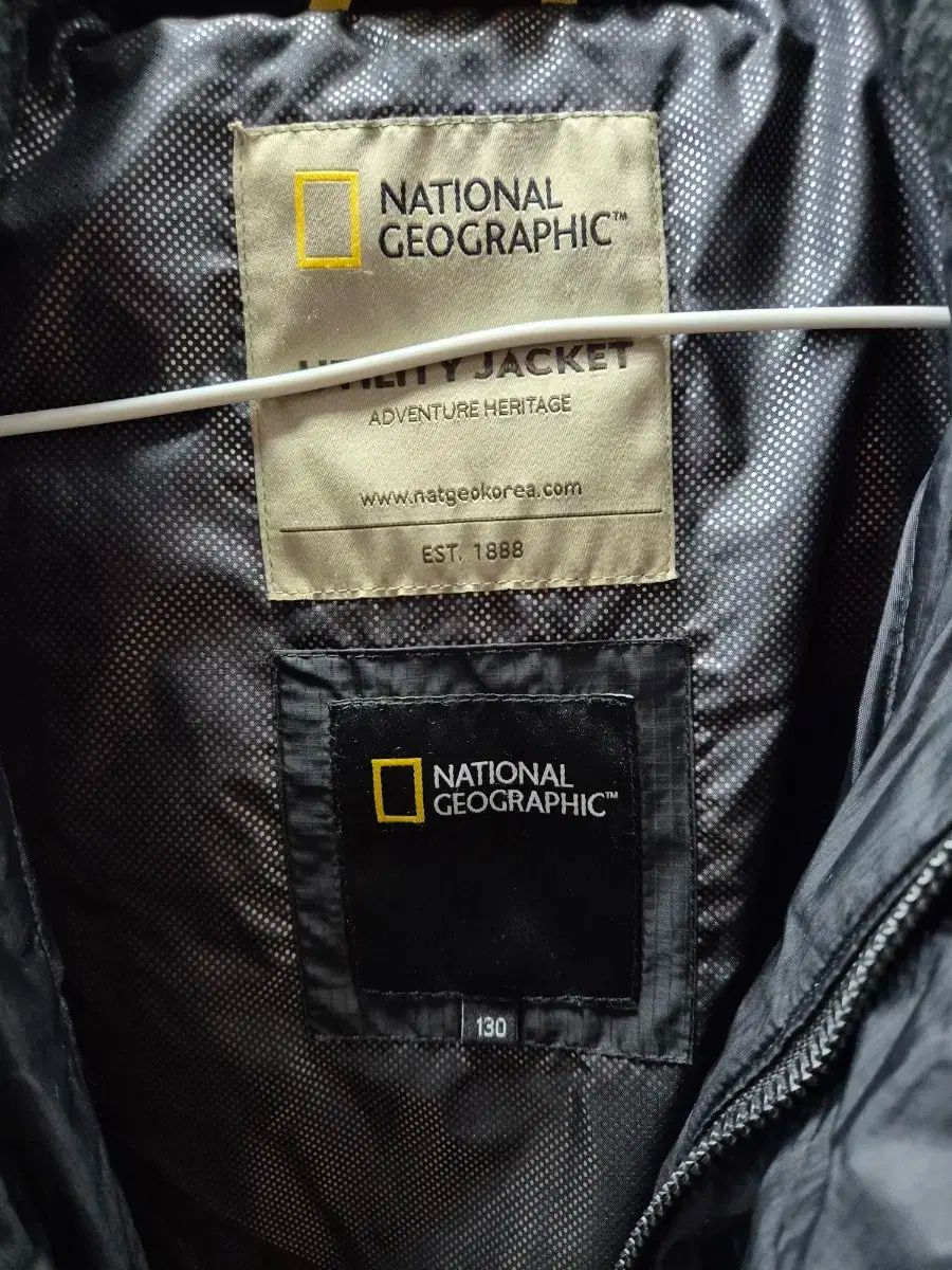 ナショナルジオグラフィック キッズ ダウン 130 ブラック