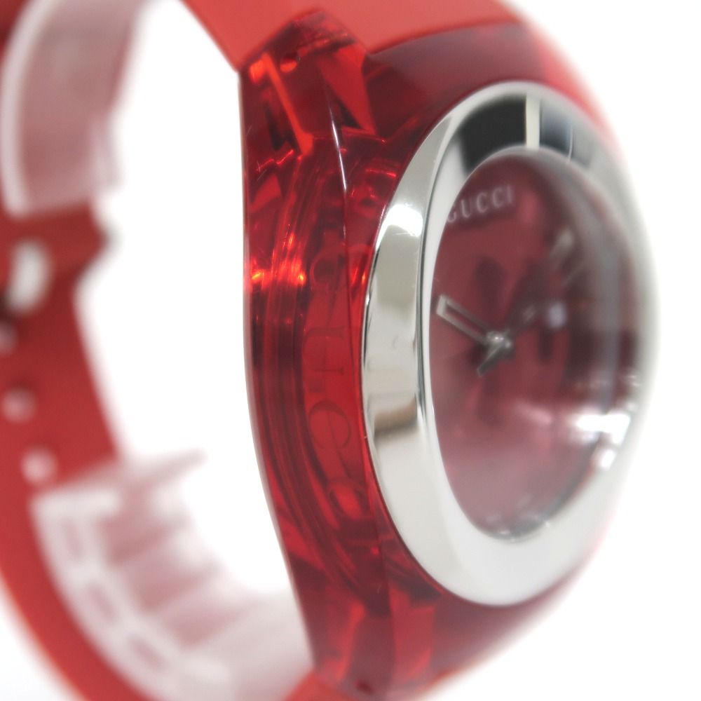  グッチ 腕時計 シンク 137 1 レッド クオーツ メンズ GUCCI その他 時計