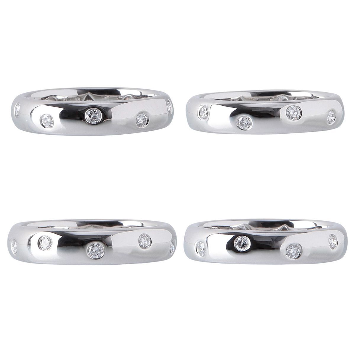 ティファニー ドッツ ダイヤ リング 11.5号～12号 PT 950 10ポイントダイヤ 仕上げ済 TIFFANY 23752