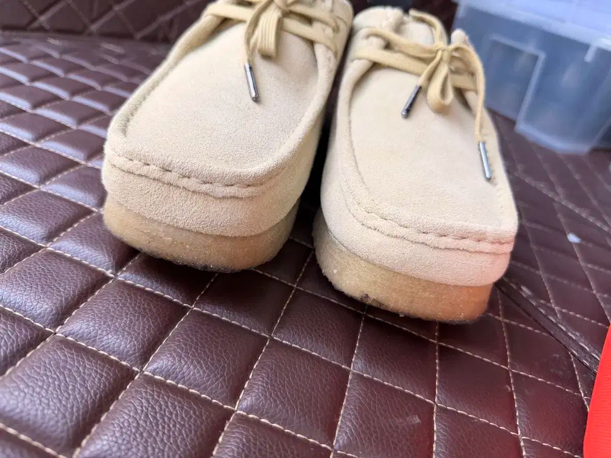 クラークス ワラビー ベージュ 265-275 ボックスなし