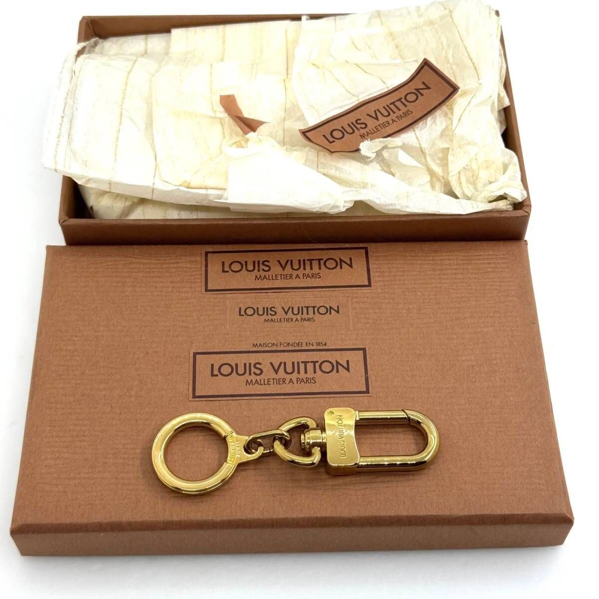 ルイヴィトン アノクレ ゴールド キーホルダー【026077】 - メルカリ