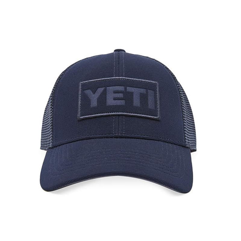 彡YETI イエティ ワッペン トラッカーハット ネイビー ワンサイズ Free Size 0