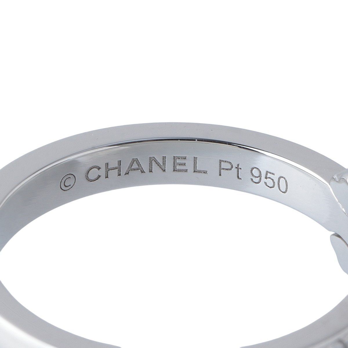 【格安通販】 シャネル ダイヤ リング カメリア 46 Pt950 仕上げ済 CHANEL 23899