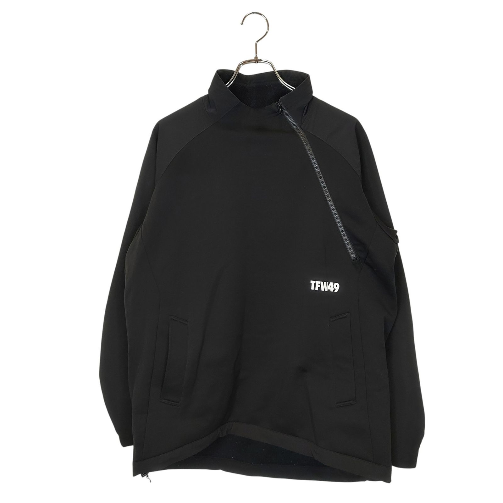 TFW49 ティーエフダブリュー ゴルフ 22FW HALF ZIP PULLOVER ハーフジップ プルオーバー スウェット T042220006 XL ブラック メンズ
