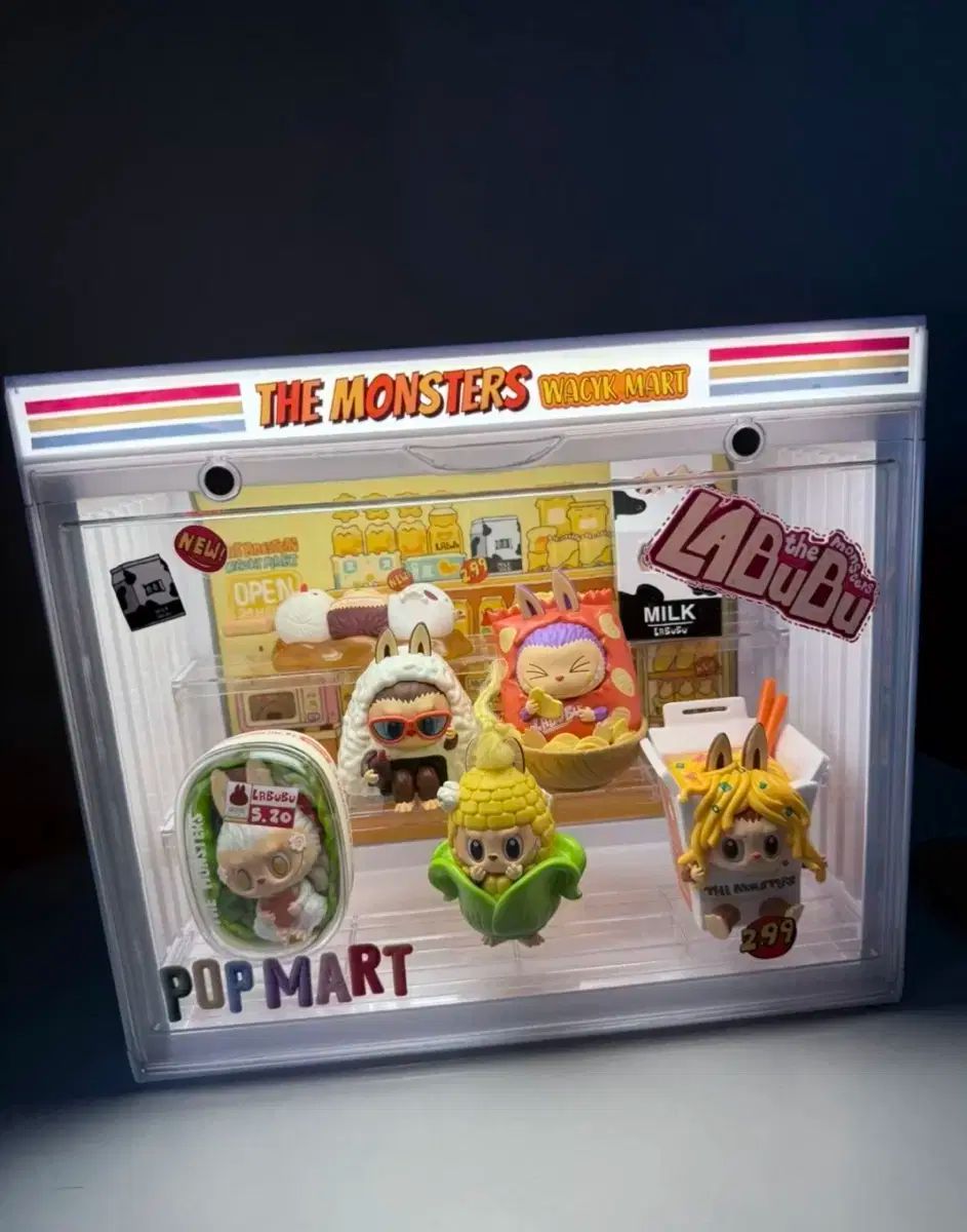 ラブブ コンビニ コンテナ フィギュア 含む