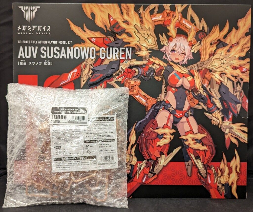 コトブキヤ メガミデバイス 皇巫 スサノヲ 紅蓮 特典付