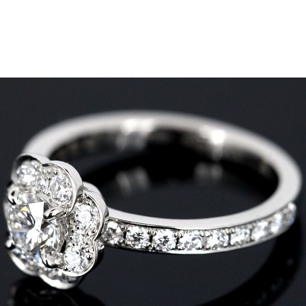 NIWAKA 俄 ダイヤモンド 0.31ct F-VVS2-3EX リング 花麗 Pt950 - メルカリ