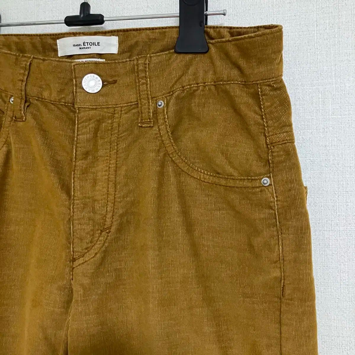 イザベルマラン エトワール コーデュロイ パンツ ブラウン