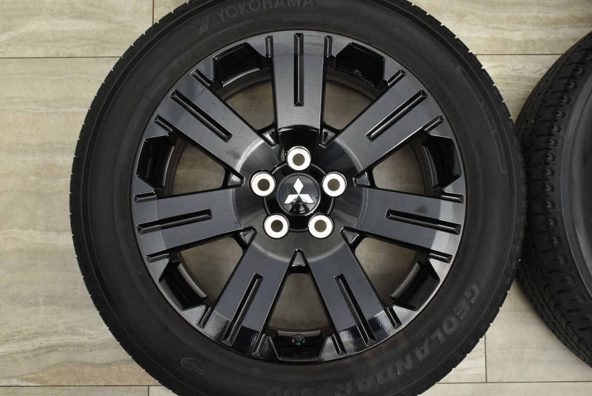  ミツビシ デリカ D 5 シャモニー 18 in 7 J 38 PCD 114 3 ヨコハマ ジオランダーSUV G 055 225 55 R アウトランダー 18インチ タイヤ ホイールセット