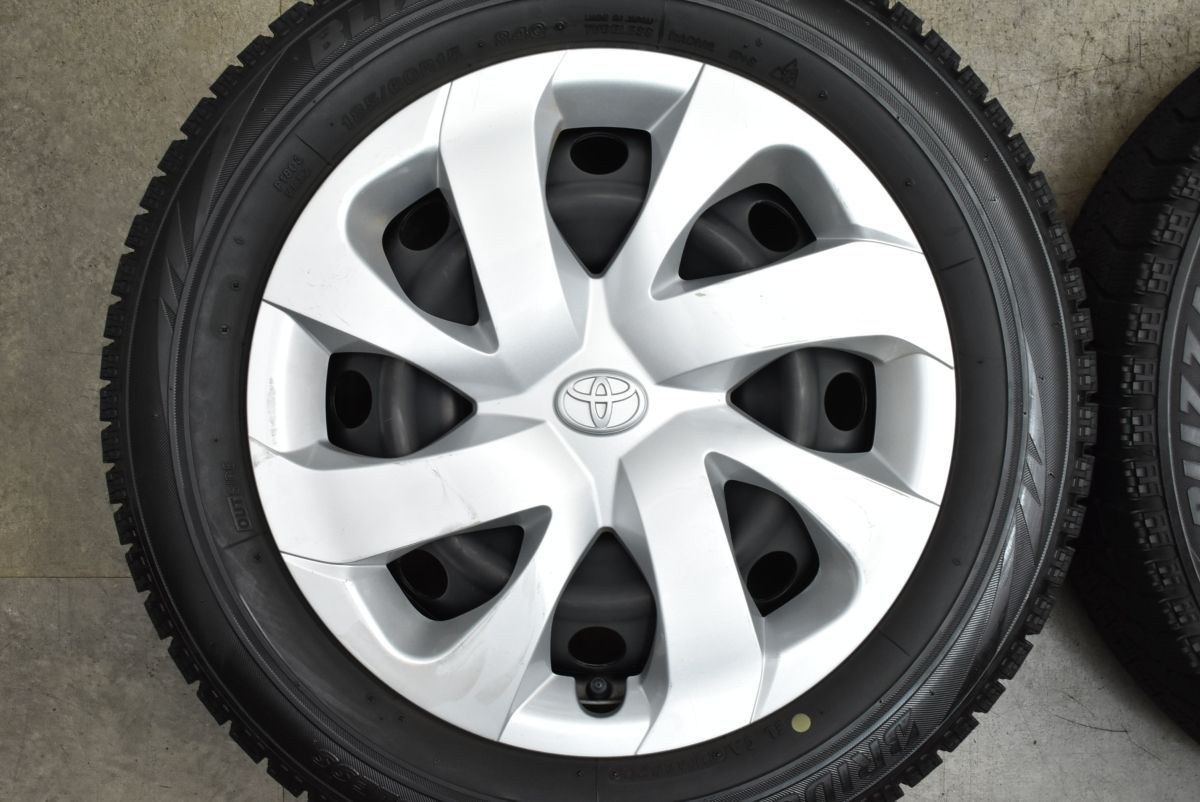  程度良好品 トヨタ 170 シエンタ 15 in 5 J 39 PCD 100 ブリヂストン ブリザック VRX 185 60 R スチール 冬タイヤ 15インチ タイヤ ホイールセット