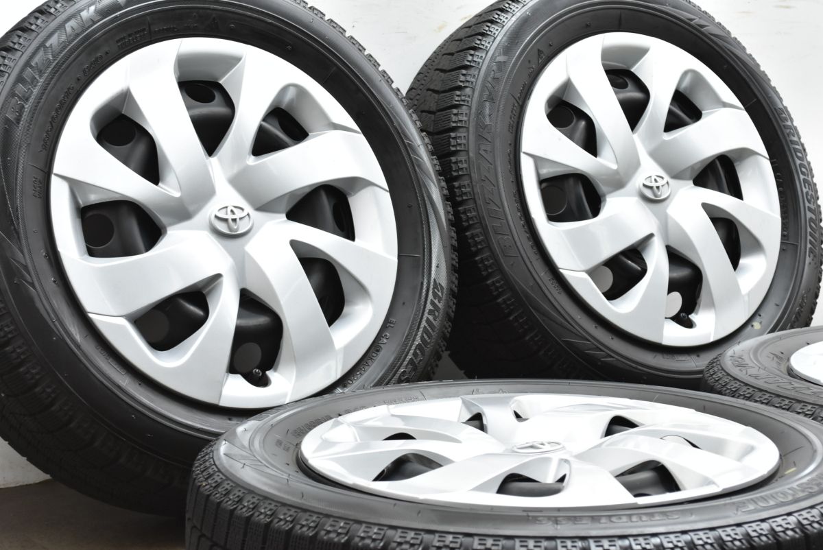 程度良好品 トヨタ 170 シエンタ 15 in 5 J 39 PCD 100 ブリヂストン ブリザック VRX 185 60 R スチール 冬タイヤ